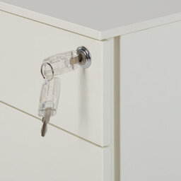 Beliani Storage Unit Cami Metal Off-White - thumbnail 7
