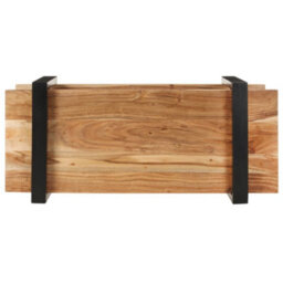 Berkfield Tv Cabinet 90X40X40 Cm Solid Acacia Wood - thumbnail 4