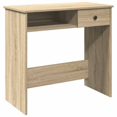 Berkfield Durable Desk Sonoma Oak 80X40X75 Cm Engineered Wood - image 1