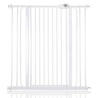 Bettacare Child And Pet Gate, 100.8Cm - 108.4Cm, White, Extra Tall Gate 104Cm In Height, Pressure Fit Stair Gate - image 1