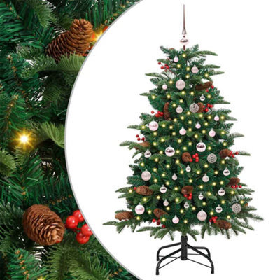 Vidaxl Artificial Christmas Tree With Led Strip Lights Green 150 Cm - image 1