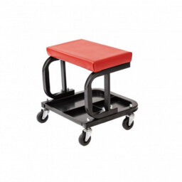 Oypla Heavy Duty Garage Stool Rolling Mechanics Chair Crawling Seat - thumbnail 6