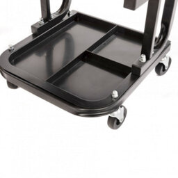 Oypla Heavy Duty Garage Stool Rolling Mechanics Chair Crawling Seat - thumbnail 7