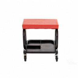 Oypla Heavy Duty Garage Stool Rolling Mechanics Chair Crawling Seat - thumbnail 4