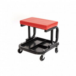 Oypla Heavy Duty Garage Stool Rolling Mechanics Chair Crawling Seat - thumbnail 8