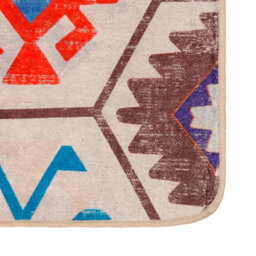 Berkfield Rug Washable Multicolour 80X150 Cm Anti Slip - thumbnail 3