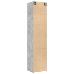 Berkfield Slim Storage Cabinet Concrete Grey 50X42.5X225 Cm Engineered Wood - thumbnail 8