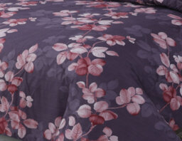 Homes & Linen Sobi Printed Microfiber 4 Piece Bedding Set Duvet Cover Fitted Sheet And Pillowcases - thumbnail 2