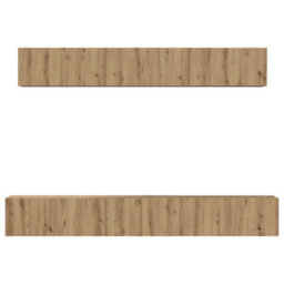 Berkfield Tv Cabinet Set 5 Pcs Artisan Oak 80 X 30 X 30 Cm Medium - thumbnail 8
