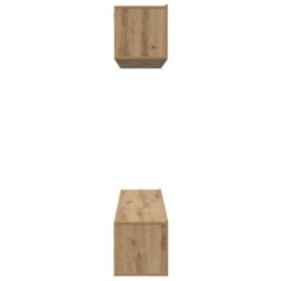 Berkfield Tv Cabinet Set 5 Pcs Artisan Oak 80 X 30 X 30 Cm Medium - thumbnail 9