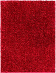 Livabliss Cloudy Shaggy-Solid Color Red Plush Soft Pile Living Bedroom Rug 200 X 275 Cm Easy Care, Non Shedding - thumbnail 1