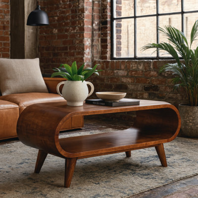 Wyld Haus Porquerolles Nordic Mango Wood Low Coffee Table - image 1