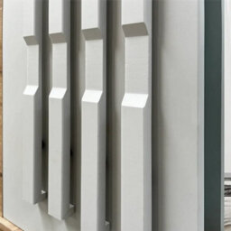 Arte Avantgarde 6 Sliding Door Wardrobe 200Cm - Oak Artisan & Cashmere With Mirrored Door - thumbnail 4