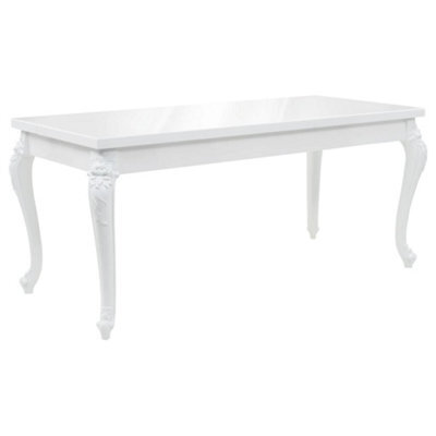 Vidaxl Dining Table 179X89X81 Cm High Gloss White - image 1