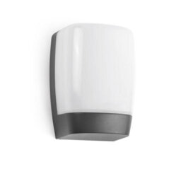 Luminosa Lighting Luminosa Pol Led Outdoor Wall Light White, Dark Grey Ip54 - thumbnail 1
