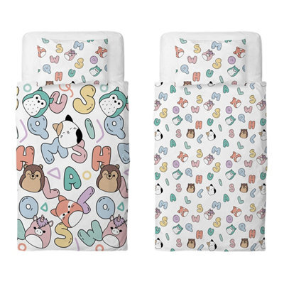 Squishmallows Characters Reversible Duvet Set White/multicoloured (Double) - image 1
