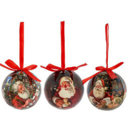 Three Kings Set Of 7 Santa's Workshop Baubles - thumbnail 3