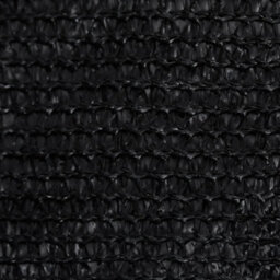 Berkfield Sunshade Sail 160 G/m2 Black 3.5X5 M Hdpe - thumbnail 5