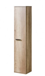 Arte Romero R6 Tall Cabinet - Compact And Efficient In Oak Canyon, H1750mm W350mm D320mm - thumbnail 1