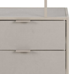 Wyld Haus Fort Worth Tall Grey Metal Bookcase With 2 Drawers And 4 Shelves, 1850 X 770 X 350 mm - thumbnail 6