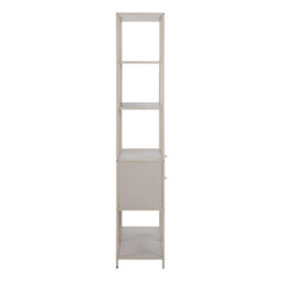 Wyld Haus Fort Worth Tall Grey Metal Bookcase With 2 Drawers And 4 Shelves, 1850 X 770 X 350 mm - thumbnail 4