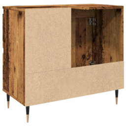 Walplus Bathroom Cabinet Old Wood 65X33X60 Cm Engineered Wood - thumbnail 6