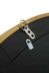 Orsina Lena Wall Mirror, Gold, Black, Grey, Synthetic, Metal, Glass - thumbnail 4