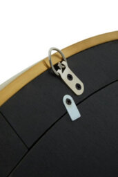 Orsina Lena Wall Mirror, Gold, Black, Grey, Synthetic, Metal, Glass - thumbnail 6