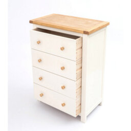 Cabinet Bits Maggiori 4 Drawer Chest Of Drawers Wood Knob - thumbnail 4