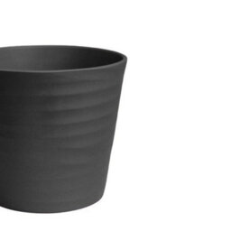Ivyline Oslo Taper Planter - L28 X W28 X H24 Cm - Black - thumbnail 2