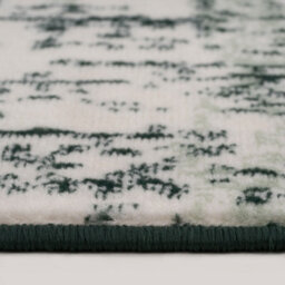 Loomed Emerald Green Distressed Abstract Living Room Rug 120X170Cm - thumbnail 4