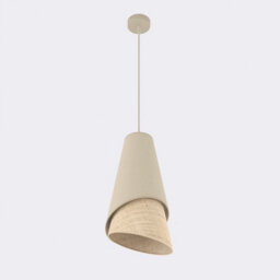 Emibig Lighting Emibig Moda Pendant Lamp 1 X E27 Beige / Rattan - thumbnail 6