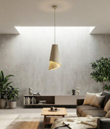 Emibig Lighting Emibig Moda Pendant Lamp 1 X E27 Beige / Rattan - thumbnail 3