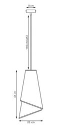 Emibig Lighting Emibig Moda Pendant Lamp 1 X E27 Beige / Rattan - thumbnail 7