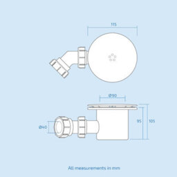 Nes Home Lh 1200 X 800mm Offset Brushed Brass Framed Quadrant Shower Enclosure  & Tray - thumbnail 6