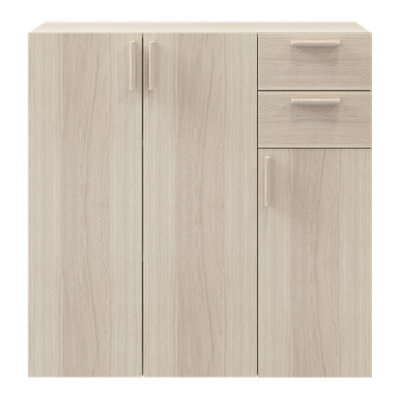 GoodHome Atomia Freestanding Matt Oak Effect Hallway Storage Unit Kit - image 1