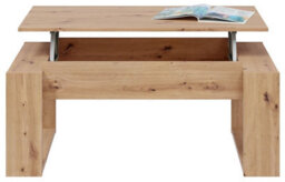 Amos Mann Furniture Aspen Oak Effect Coffee Table With Lift Up Storage - thumbnail 3