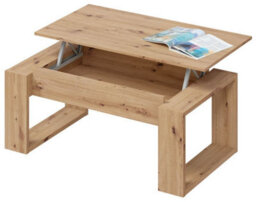 Amos Mann Furniture Aspen Oak Effect Coffee Table With Lift Up Storage - thumbnail 1