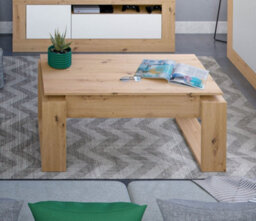 Amos Mann Furniture Aspen Oak Effect Coffee Table With Lift Up Storage - thumbnail 5
