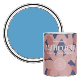 Rust-Oleum Cerulean Matt Bathroom Wood & Cabinet Paint 750Ml - thumbnail 1
