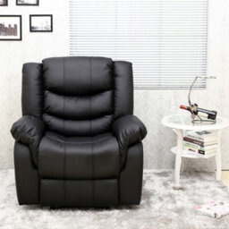 More4Homes Seattle Bonded Leather Manual Recliner (Black) - thumbnail 8