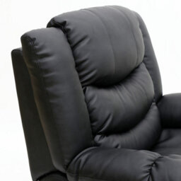 More4Homes Seattle Bonded Leather Manual Recliner (Black) - thumbnail 5