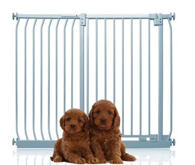 Bettacare Extra Tall Elite Dog Gate, 125Cm - 134Cm, Matt Grey, Extra Tall 96.8Cm In Height, Pressure Fit Pet Gate - image 1