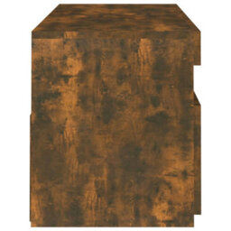 Berkfield Tv Cabinet With Led Lights Smoked Oak 120X35X40 Cm - thumbnail 9