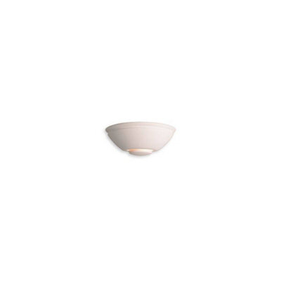 Luminosa Lighting Luminosa Ceramic 1 Light Indoor Wall Uplighter - 100W Unglazed, E27