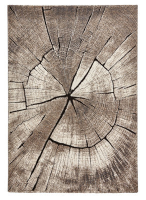 Beige Rug, Stain-Resistant Abstract Rug, Funky Modern Beige Rug For Bedroom, Living Room, & Dining Room-160Cm X 220Cm - image 1