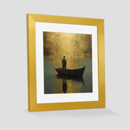 Ak Frames Gold 50X50Cm Frame With 40X40Cm Mount And Perspex Front - thumbnail 2