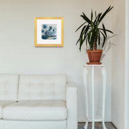 Ak Frames Gold 50X50Cm Frame With 40X40Cm Mount And Perspex Front - thumbnail 6