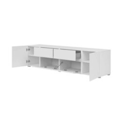 Arte Visby Tv Cabinet 195 Cm In White - Sleek Media Storage With A Bright, Minimal Look - thumbnail 3