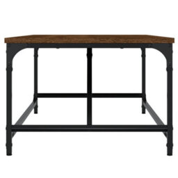 Berkfield Coffee Table Brown Oak 100X50X35 Cm Engineered Wood - thumbnail 5